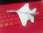 折纸F16战斗机手工折纸教程