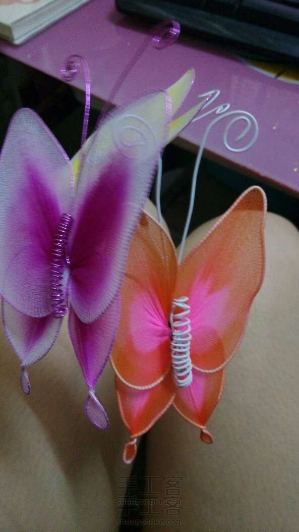蝴蝶做法丝绸手工制作