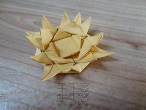 莲花折纸教程