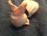 制作毛巾兔