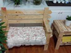 理想木器第二季：废木板打造入户花园小排椅小方几