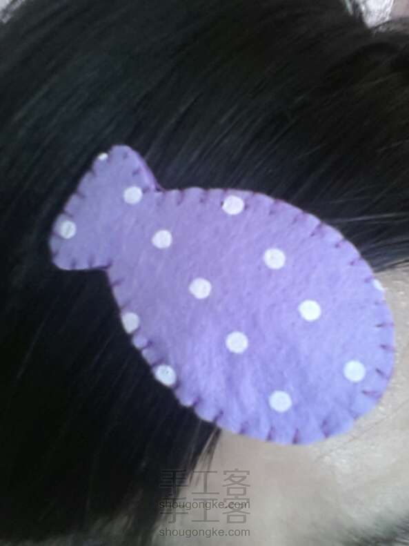 小鱼BB卡子手工制作