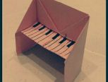 一张纸折出超简单的钢琴
