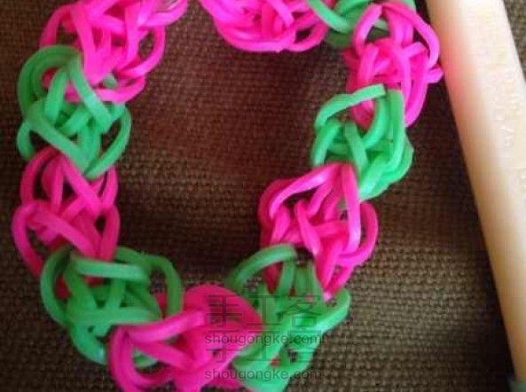 橡皮筋钻石手链