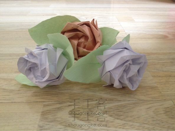 川崎玫瑰手工折纸