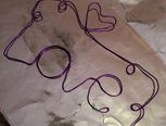 处女作,彩色铝 手编【Love】创意手工改