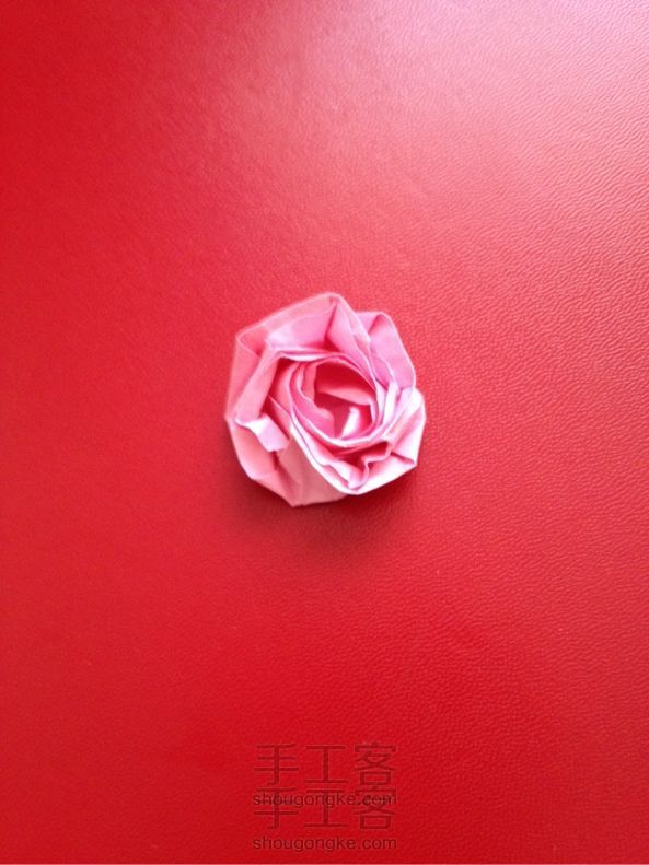 玫瑰花手工折纸
