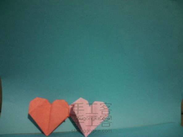 纸折爱心 折纸教程