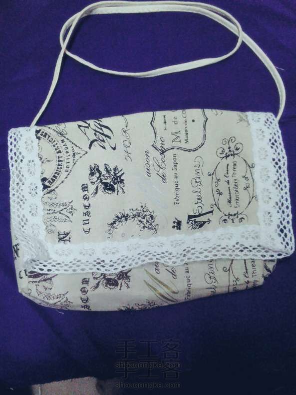 斜挎小包  手工制作