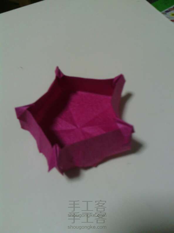 五角星形的盒子哦！折纸教程