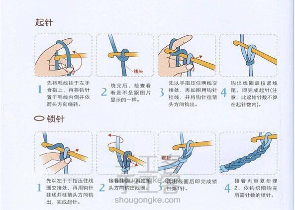 钩针基础教程