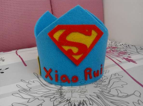 『qiyuimma奇遇手作』超人宝宝生日礼帽