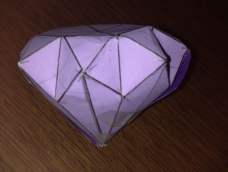 手工钻石折纸教程