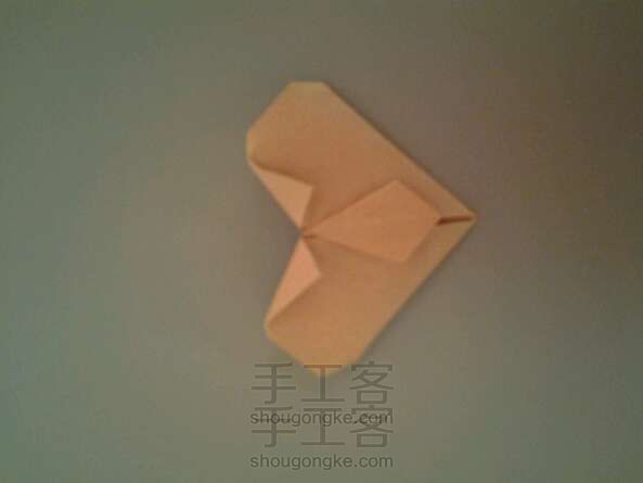 领带心 给父爱系一条领带折纸教程