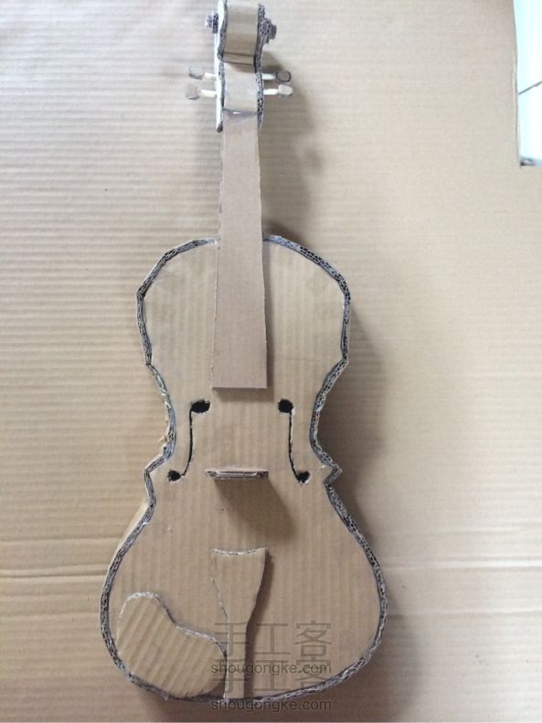 废纸箱变小提琴!!🎻