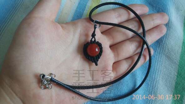 斜卷结项链制作