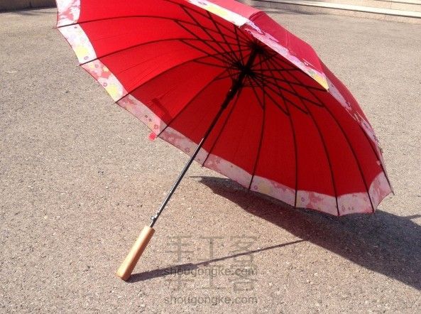 木质伞柄手工制作教程 你若安好便什么天都不怕