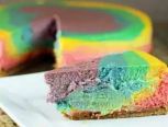 创意蛋糕 五色彩虹糕