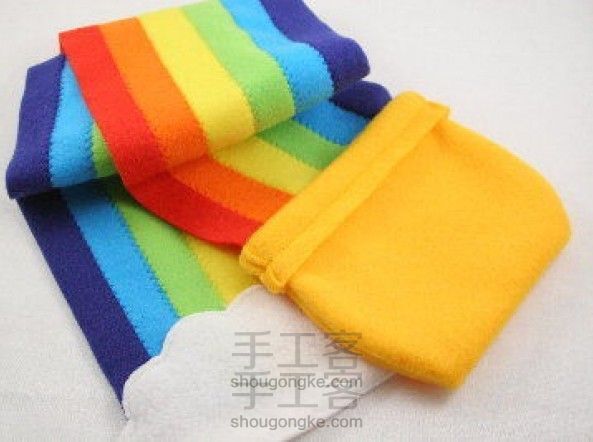 彩虹围巾