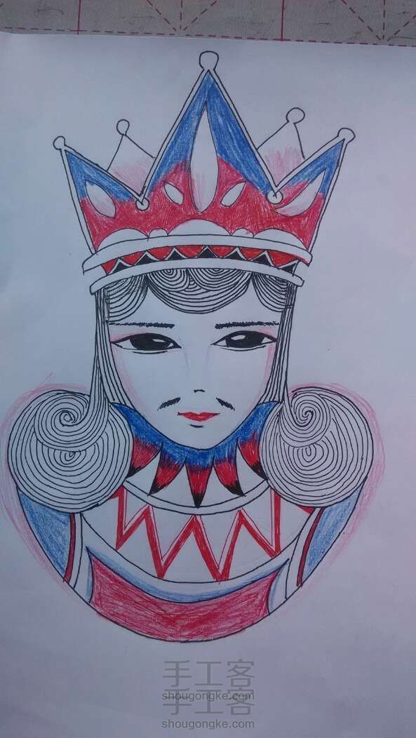 【水笔画方法】羞涩King～