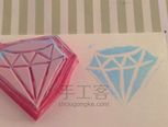 橡皮章diy 闪亮亮的钻石