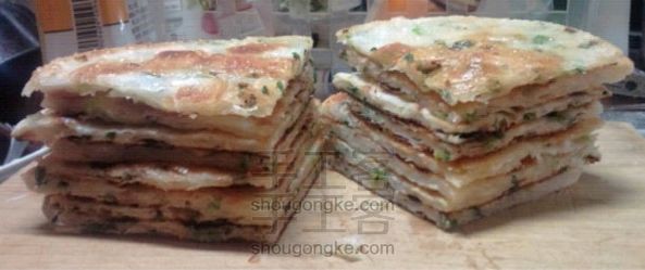 家庭制作葱油饼!最爱啊!