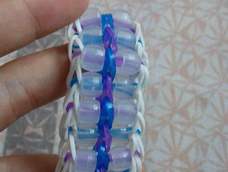橡皮筋嵌珠手链编织 彩虹织机