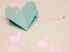 纸折爱心 折纸教程