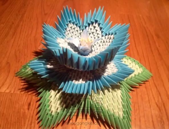 【转】三角插莲花手工制作教程