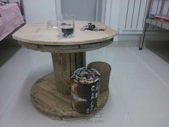 木桌、纸凳和打酱油的水壶君 瓦楞纸DIY