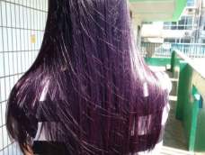 紫药水染发 美腻的颜色