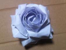 简单易学的折纸玫瑰花