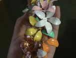 指甲油花手链～ 手工diy