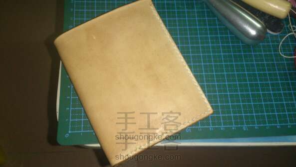 书接上一回,第一次做的真皮钱包手工教程