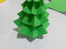 简易版圣诞树折纸教程