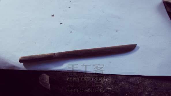 原创木艺手工 木质裁纸刀(1)