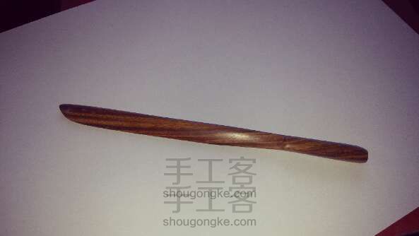 原创木艺手工 木质裁纸刀(2)