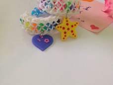 Rainbow loom 纵向交叉彩虹手链 彩虹织机 Rainbow loom 纵向交叉彩虹手链 彩虹织机