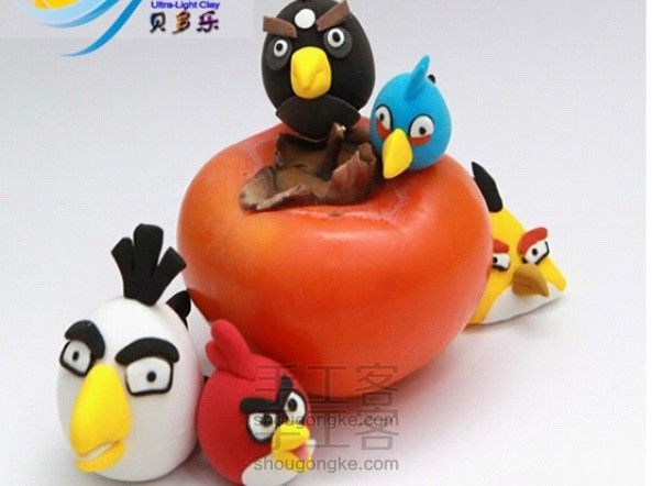 愤怒滴小鸟(转) angry birds 轻粘土教程