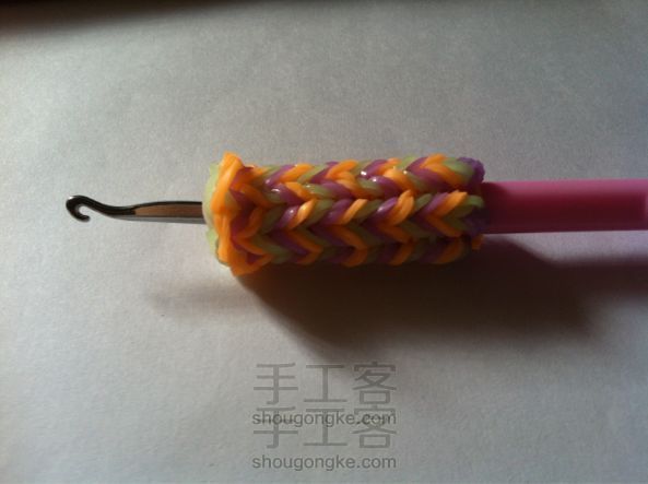 橡皮筋笔套之彩虹织机