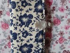 蓝花花文艺长款钱包