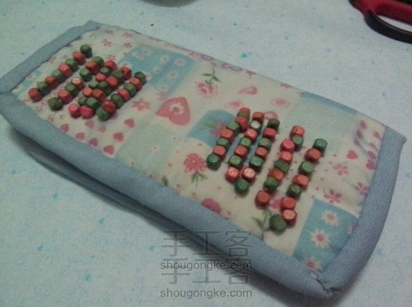 原创手工 轻罗马蒂克长钱包 DIY 自制
