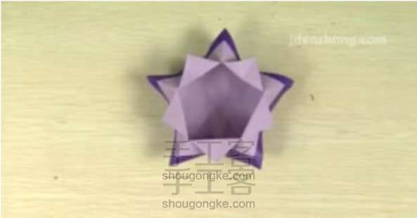 折五角星糖果盒 折纸方法
