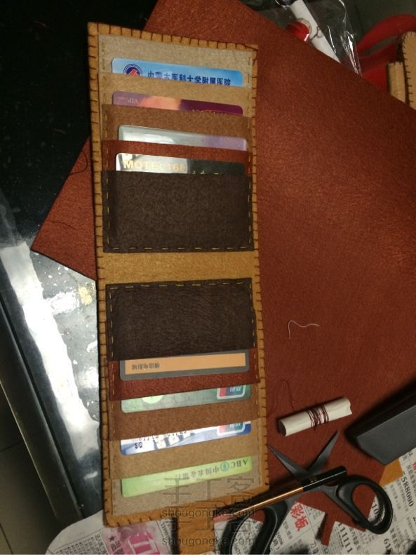 可爱狗卡包 DIY不织布制作教程
