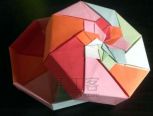 彩色礼盒  折纸方法
