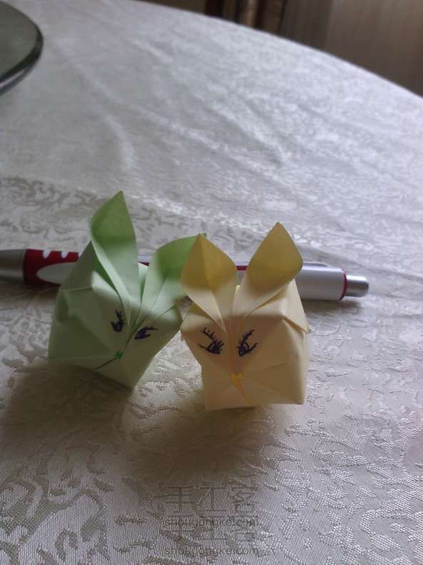折纸兔子 折纸方法