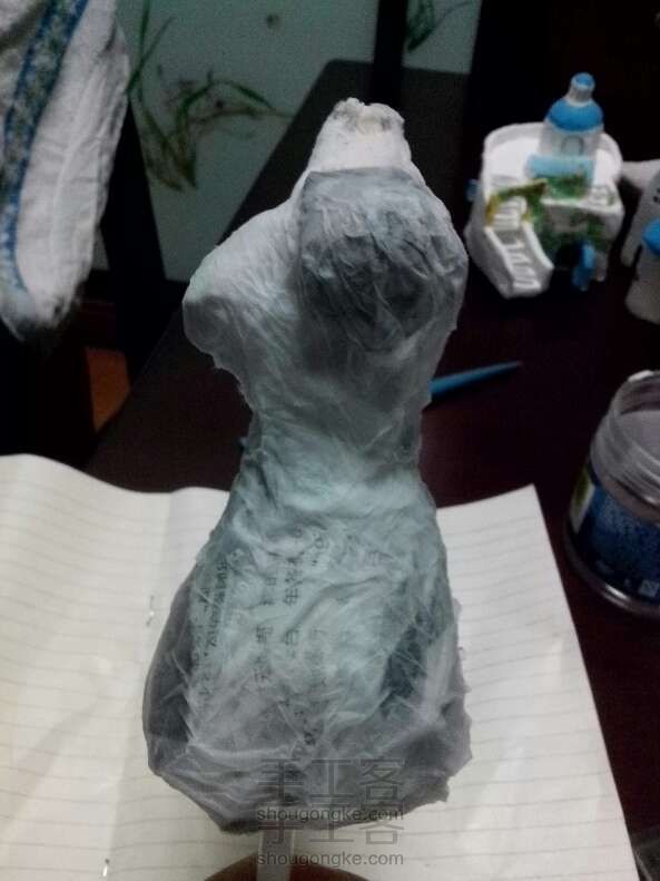 半身模特饰品收纳摆件= ̄ω ̄= DIY手工制作教程
