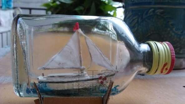 度假帆船瓶中船~微缩景观DIY手工制作教程