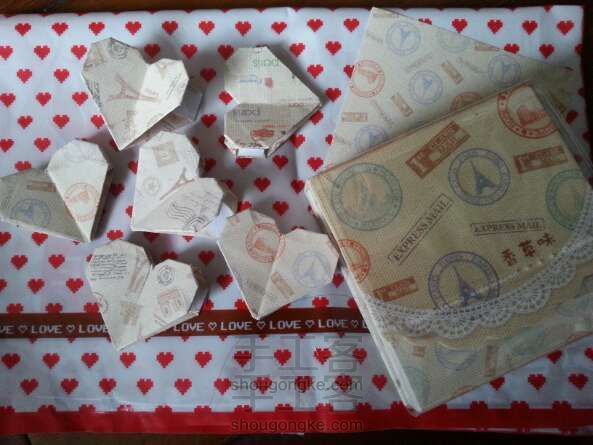 「妮子」可爱旅行爱心折纸方法