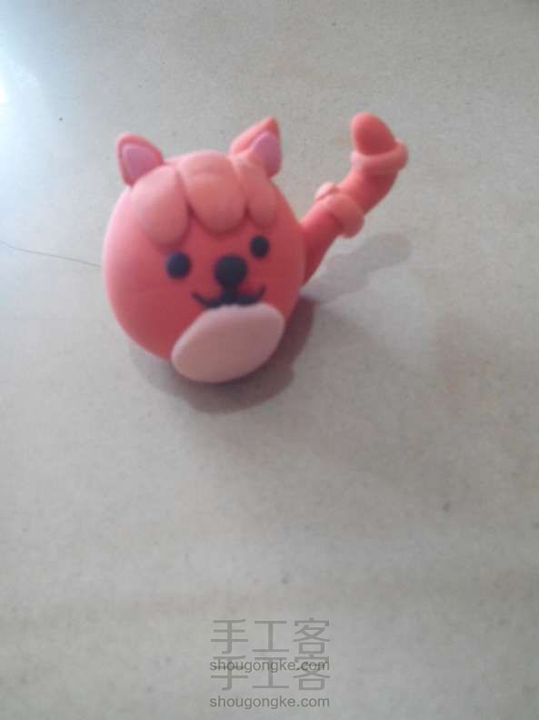 可爱的小猫 轻粘土制作教程